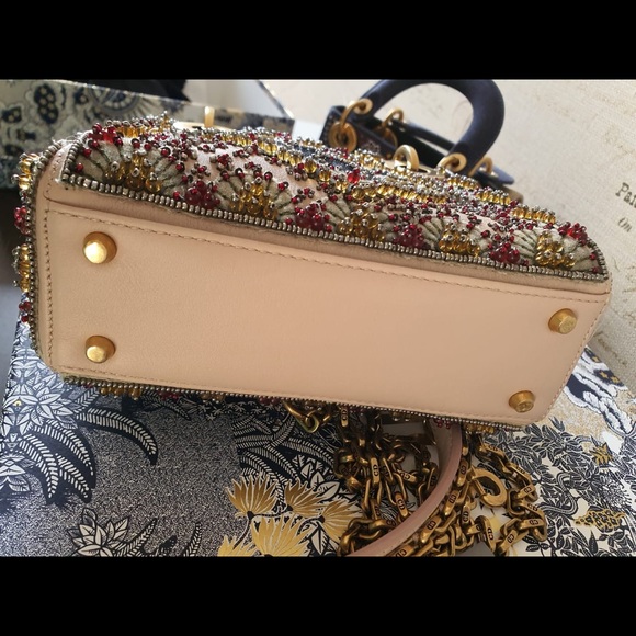 SOLD.Brand new Lady Dior Mini Size - Picture 4 of 10